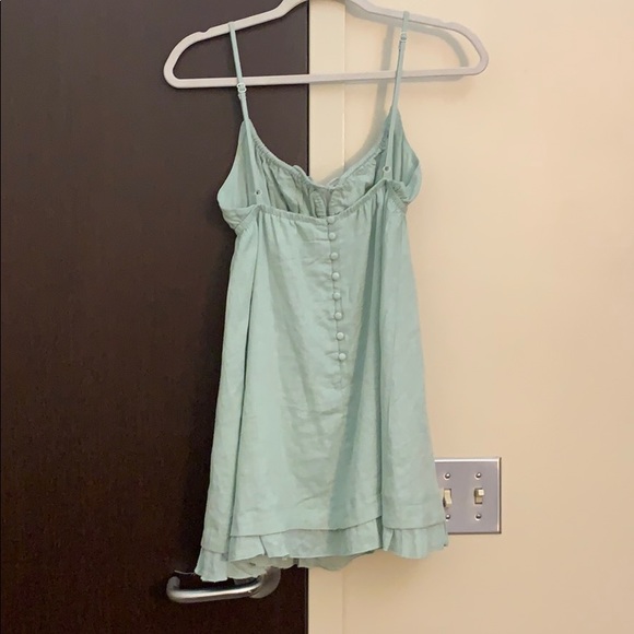 empress of love mini dress sage Princess This is the kind of dress you slip into when you want to feel pretty Sage Floral Bow Dress -